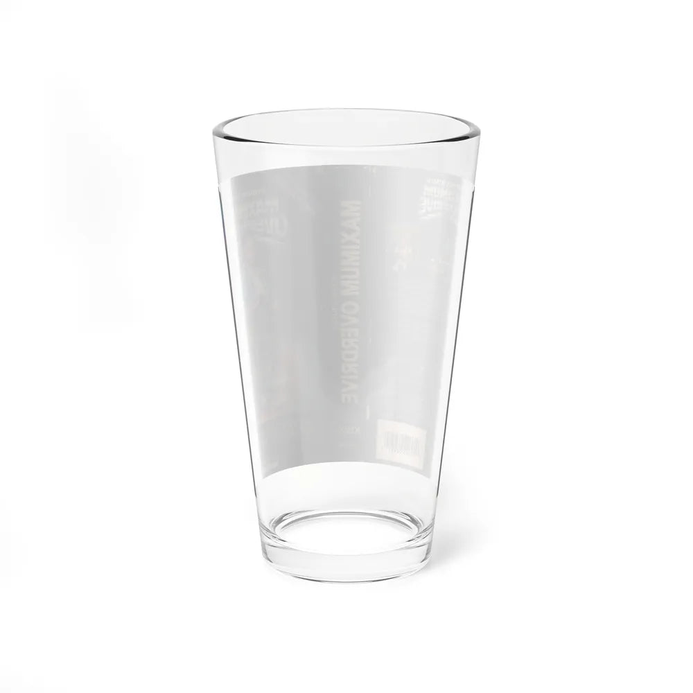 MAXIMUM OVERDRIVE (VHS COVER) Pint Glass 16oz - Go Mug Yourself