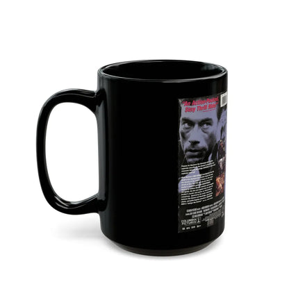 MAXIMUM RISK (VHS COVER) - Black Coffee Mug-Go Mug Yourself