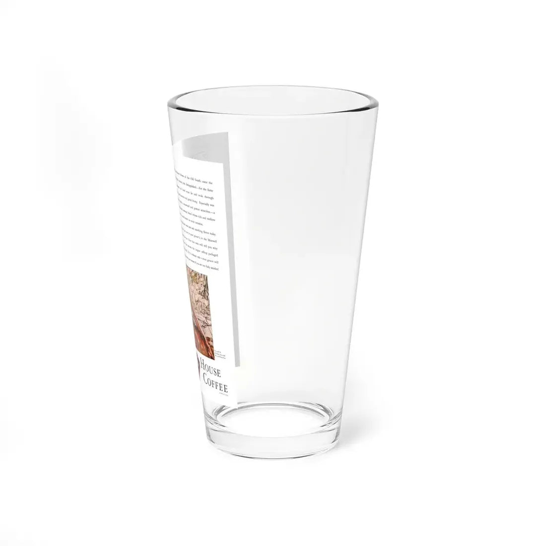 Maxwell House Coffee ad, McCall's, February 1930 (Magazine Illustration) Pint Glass 16oz - Go Mug Yourself