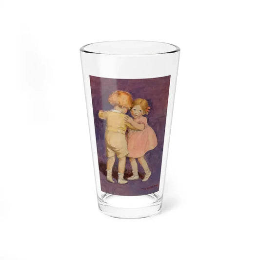 May I Have the Pleasure, Good Housekeeping cover, November 1926 (Magazine Illustration) Pint Glass 16oz 16oz - Go Mug Yourself