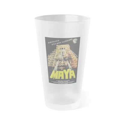 MAYA 1989 Movie Poster - Frosted Pint Glass 16oz 16oz Frosted - Go Mug Yourself