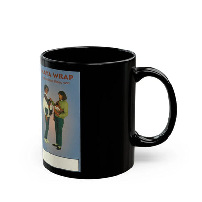 MAYA WRAP INSTRUCTIONAL VIDEO (VHS COVER) - Black Coffee Mug-Go Mug Yourself