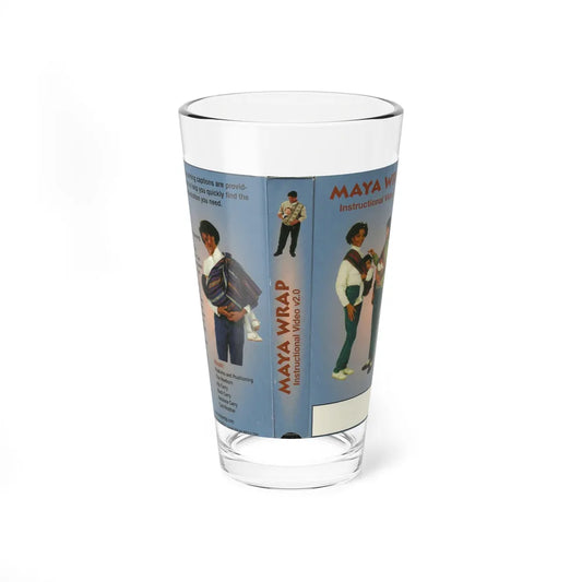 MAYA WRAP INSTRUCTIONAL VIDEO (VHS COVER) Pint Glass 16oz 16oz - Go Mug Yourself