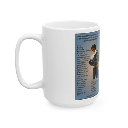 MAYA WRAP INSTRUCTIONAL VIDEO (VHS COVER) - White Coffee Mug-Go Mug Yourself