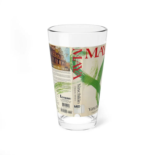 MAYA YAXCHILIAN CHIAPAS MEXICO (VHS COVER) Pint Glass 16oz 16oz - Go Mug Yourself