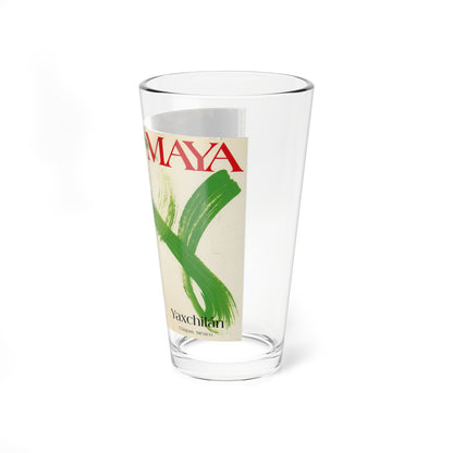 MAYA YAXCHILIAN CHIAPAS MEXICO (VHS COVER) Pint Glass 16oz-Go Mug Yourself