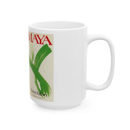 MAYA YAXCHILIAN CHIAPAS MEXICO (VHS COVER) - White Coffee Mug-Go Mug Yourself