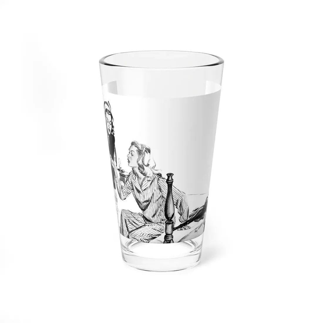 Mayor Martin's Daughter, Calling All Girls, July 1946 (Magazine Illustration) Pint Glass 16oz 16oz - Go Mug Yourself