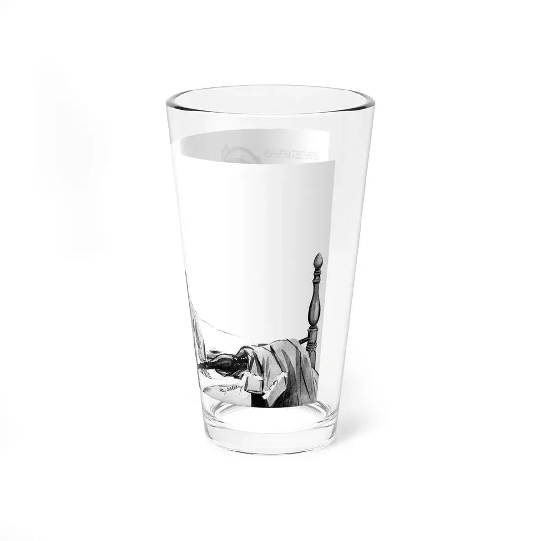 Mayor Martin's Daughter, Calling All Girls, July 1946 (Magazine Illustration) Pint Glass 16oz - Go Mug Yourself