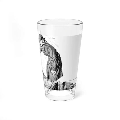 Mayor Martin's Daughter, Calling All Girls, March 1947 (Magazine Illustration) Pint Glass 16oz 16oz - Go Mug Yourself