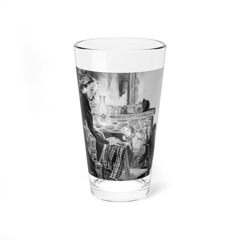 Mayor Martins' Daughter, Calling All Girls, January 1947 (Magazine Illustration) Pint Glass 16oz-16oz-Go Mug Yourself