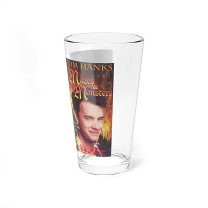 MAZES & MONSTERS TOM HANKS (VHS COVER) Pint Glass 16oz-Go Mug Yourself