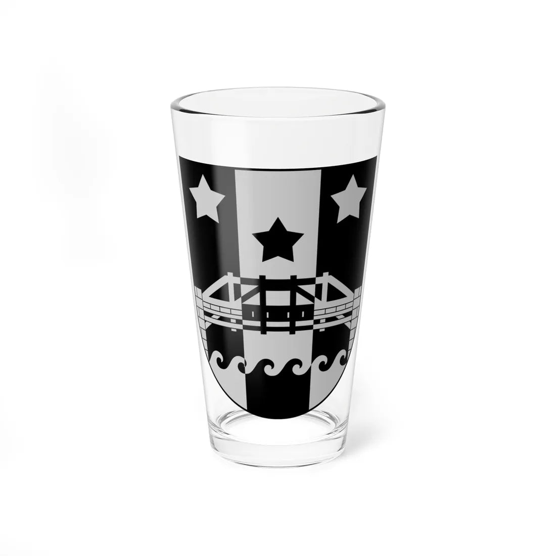 Mazsalaca COA (Latvia) (Coat of Arms) Pint Glass 16oz 16oz - Go Mug Yourself