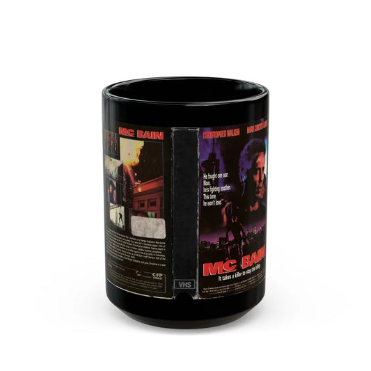 MC BAIN (VHS COVER) - Black Coffee Mug-15oz-Go Mug Yourself