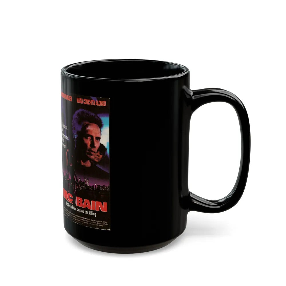 MC BAIN (VHS COVER) - Black Coffee Mug-Go Mug Yourself