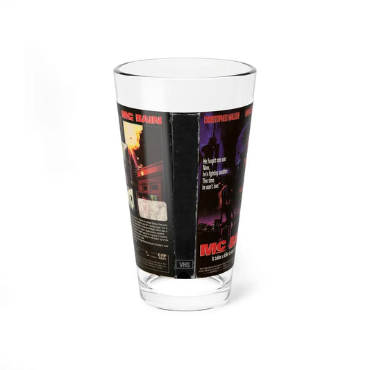 MC BAIN (VHS COVER) Pint Glass 16oz 16oz - Go Mug Yourself