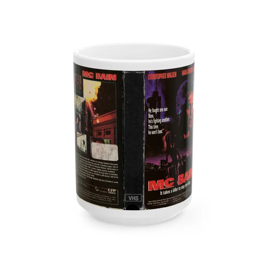 MC BAIN (VHS COVER) - White Coffee Mug-15oz-Go Mug Yourself