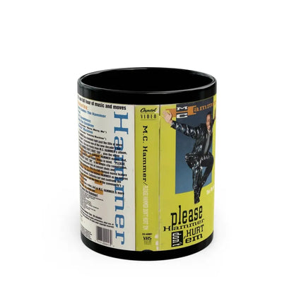 MC HAMMER THE MOVIE PLEASE HAMMER DONT HURT EM (VHS COVER) - Black Coffee Mug 11oz - Go Mug Yourself