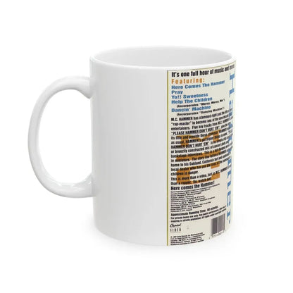MC HAMMER THE MOVIE PLEASE HAMMER DONT HURT EM (VHS COVER) - White Coffee Mug - Go Mug Yourself