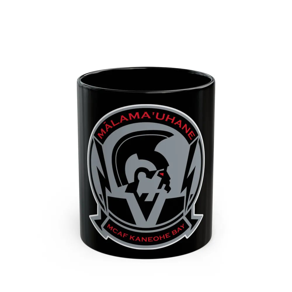 MCAF Kaneohe Bay (USMC) Black Coffee Mug-11oz-Go Mug Yourself