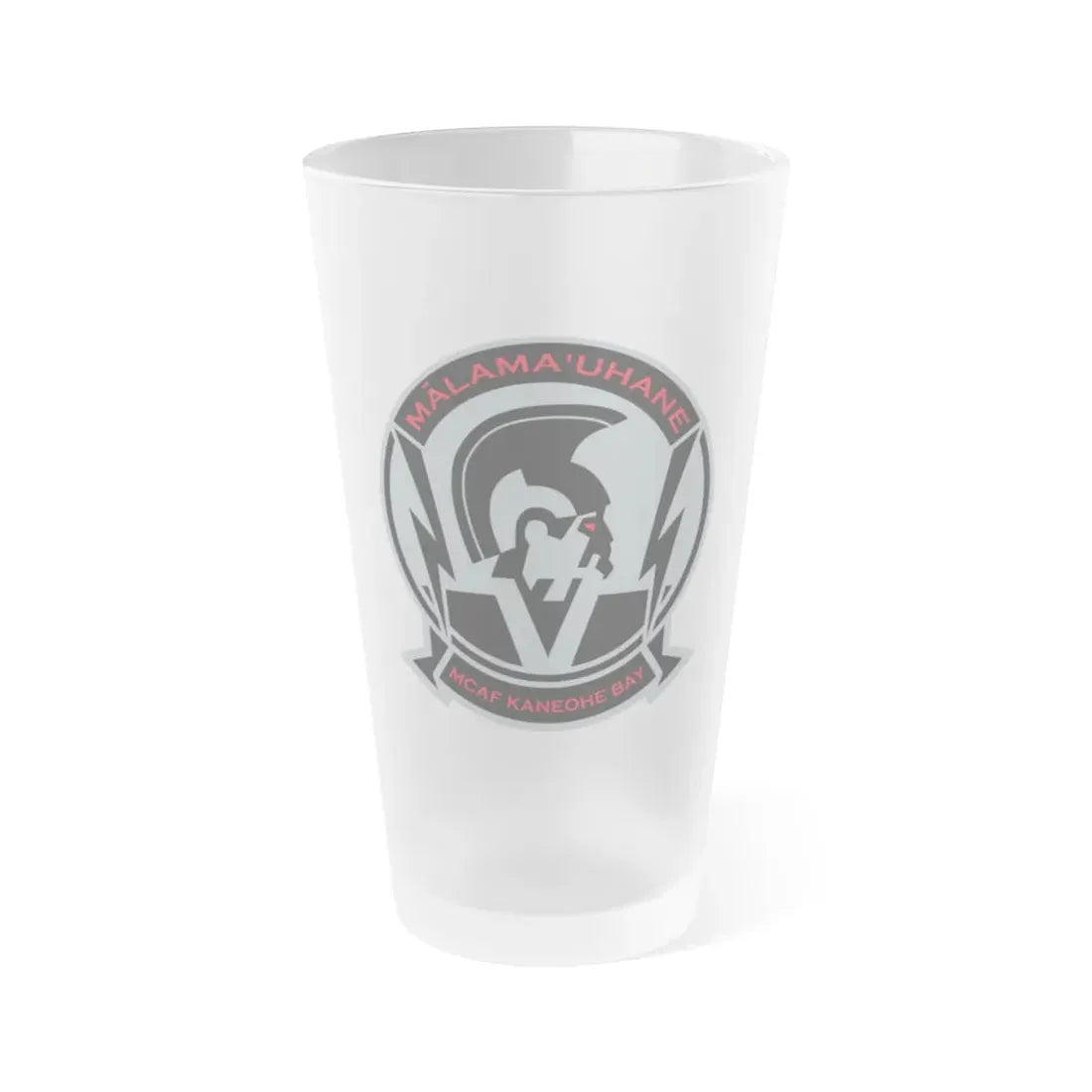 MCAF Kaneohe Bay (USMC) Frosted Pint Glass 16oz Default Title - Go Mug Yourself