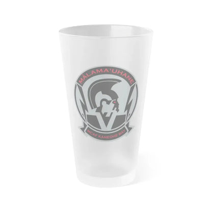 MCAF Kaneohe Bay (USMC) Frosted Pint Glass 16oz Default Title - Go Mug Yourself