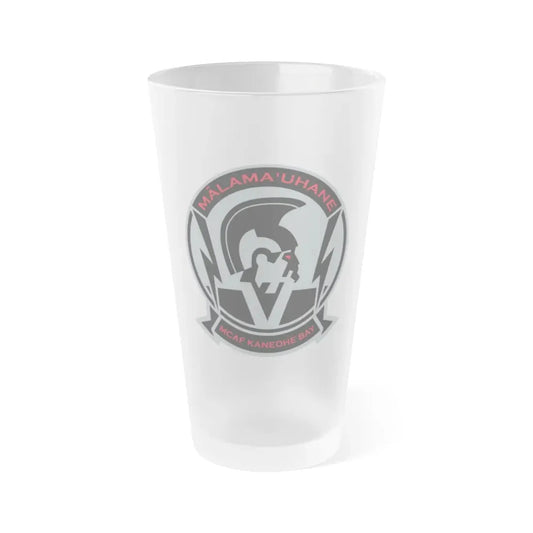 MCAF Kaneohe Bay (USMC) Frosted Pint Glass 16oz Default Title - Go Mug Yourself