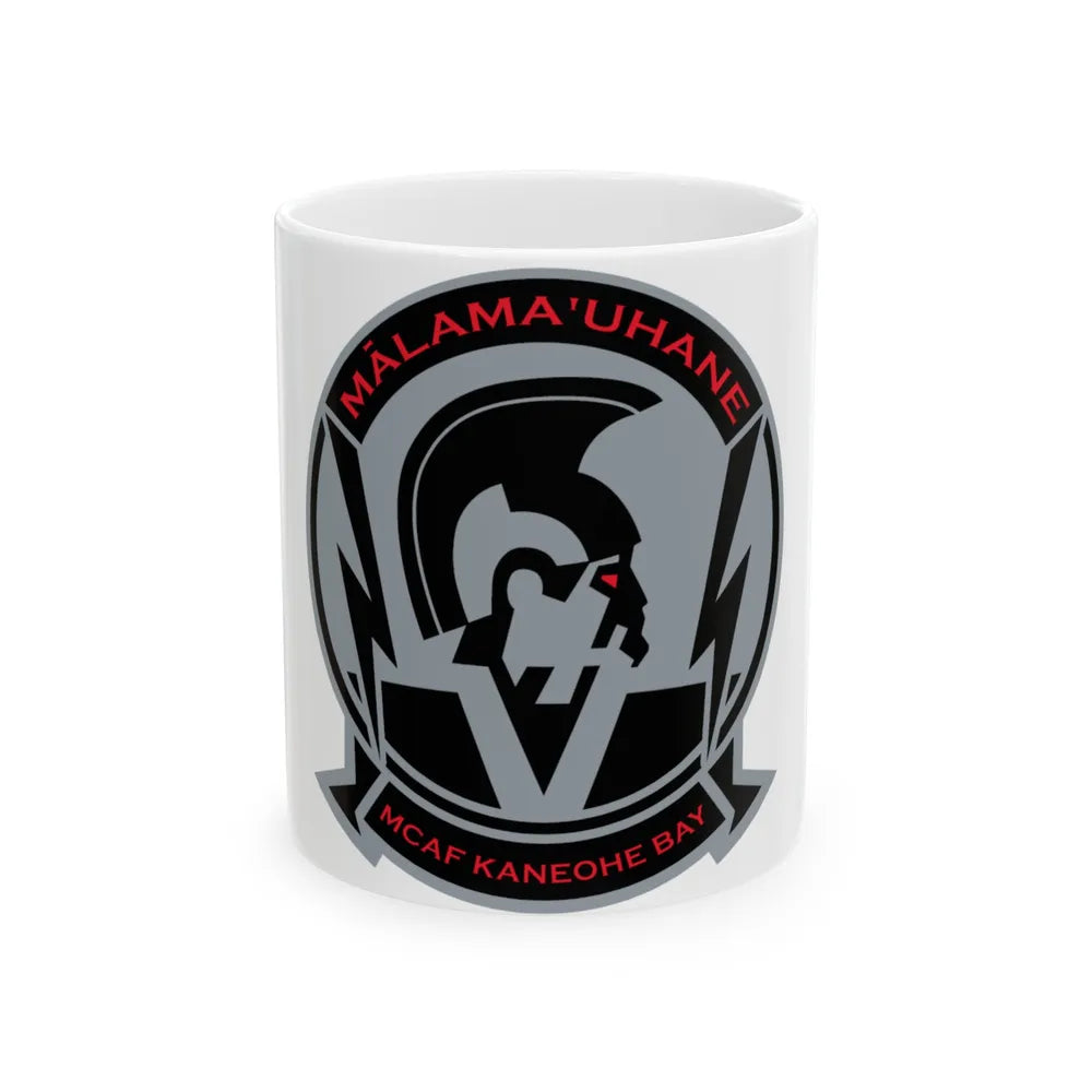 MCAF Kaneohe Bay (USMC) White Coffee Mug-11oz-Go Mug Yourself