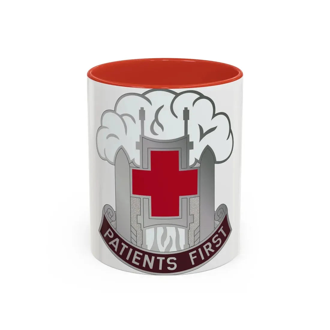 McAfee Hospital (U.S. Army) Accent Coffee Mug 11oz Red - Go Mug Yourself