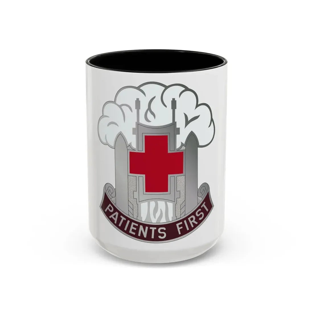 McAfee Hospital (U.S. Army) Accent Coffee Mug 15oz Black - Go Mug Yourself