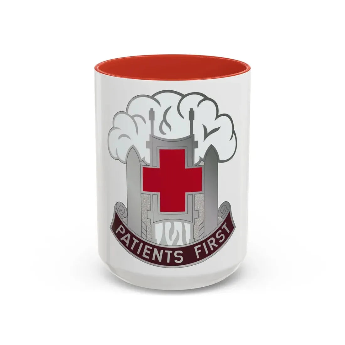 McAfee Hospital (U.S. Army) Accent Coffee Mug 15oz Red - Go Mug Yourself