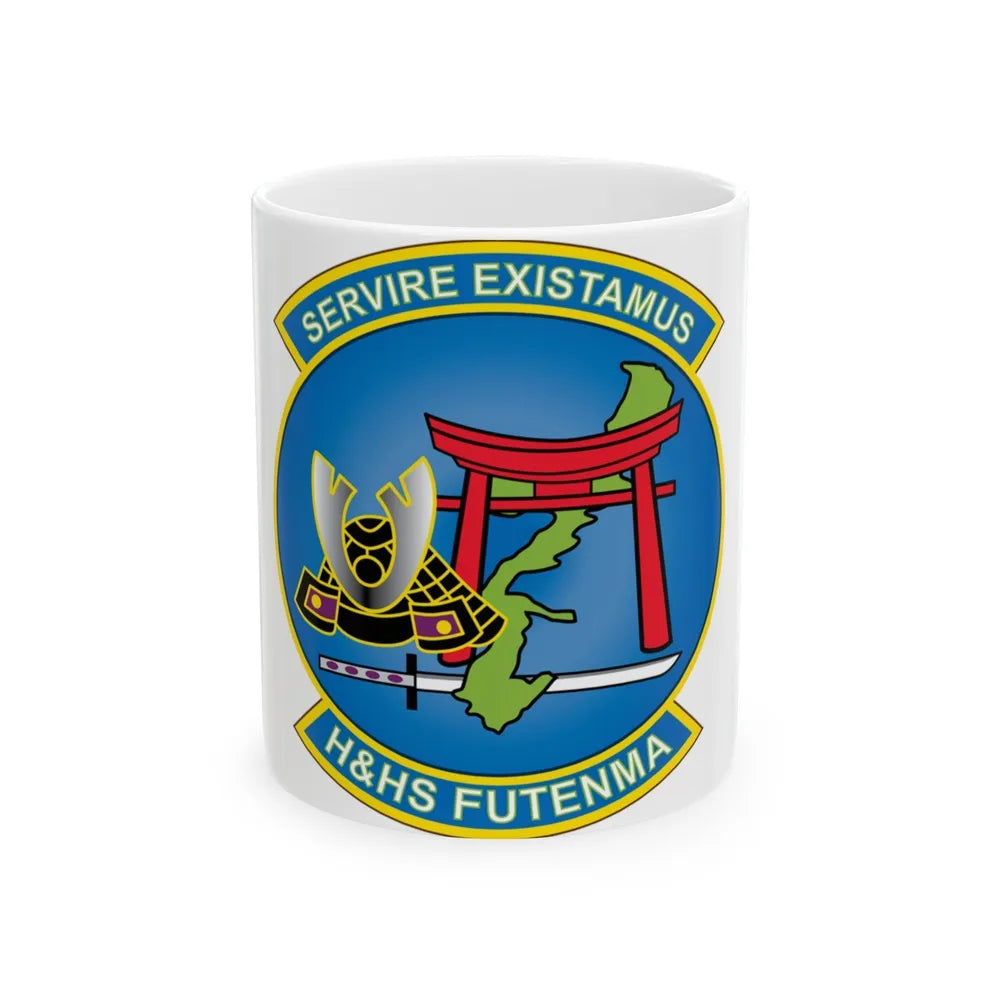 MCAS Futenma H&HS Futenma (USMC) White Coffee Mug-11oz-Go Mug Yourself