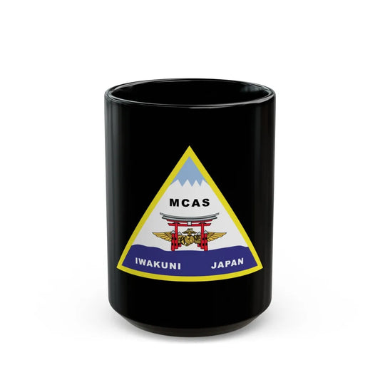 MCAS Iwakuni (USMC) Black Coffee Mug-15oz-Go Mug Yourself