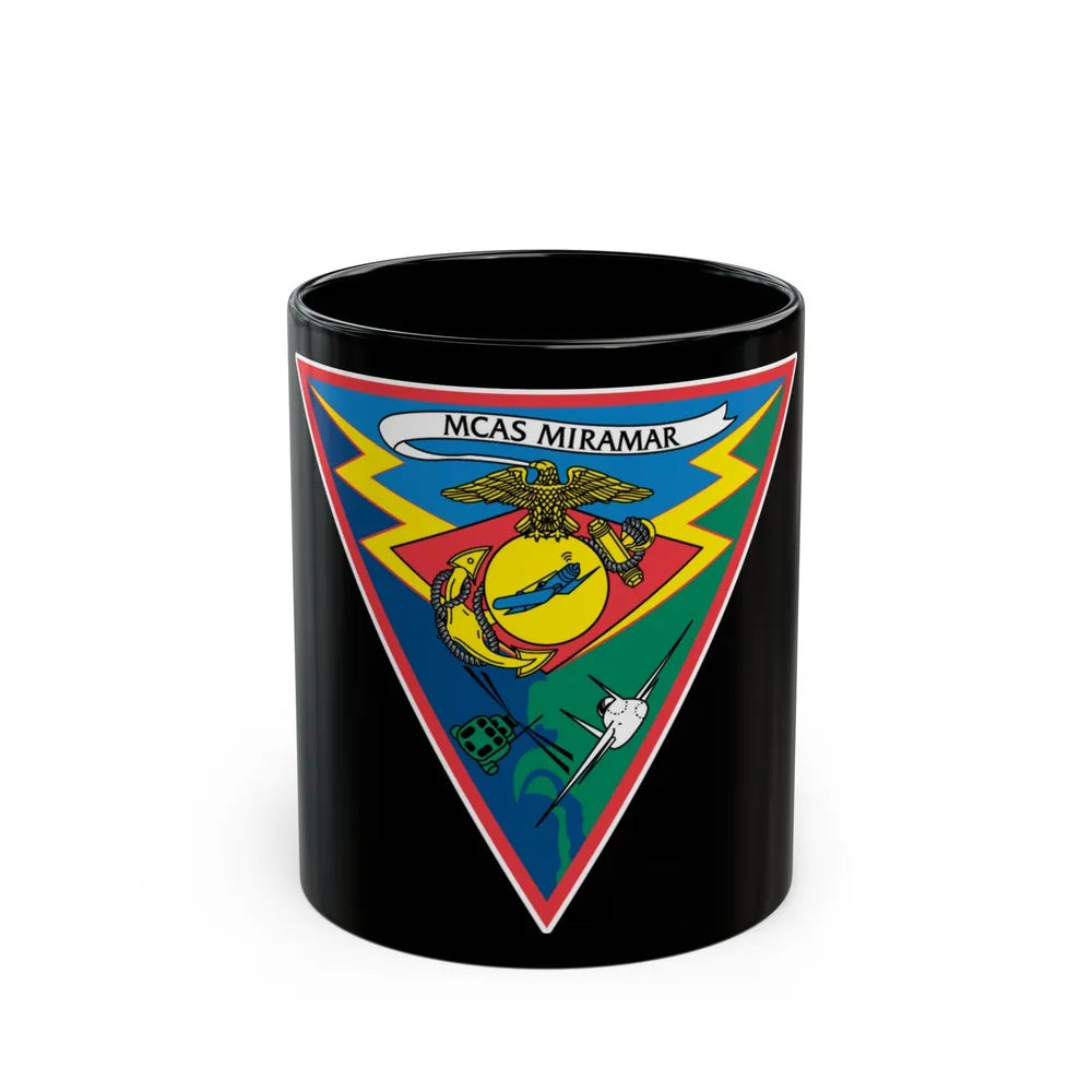 MCAS Miramar (USMC) Black Coffee Mug-11oz-Go Mug Yourself