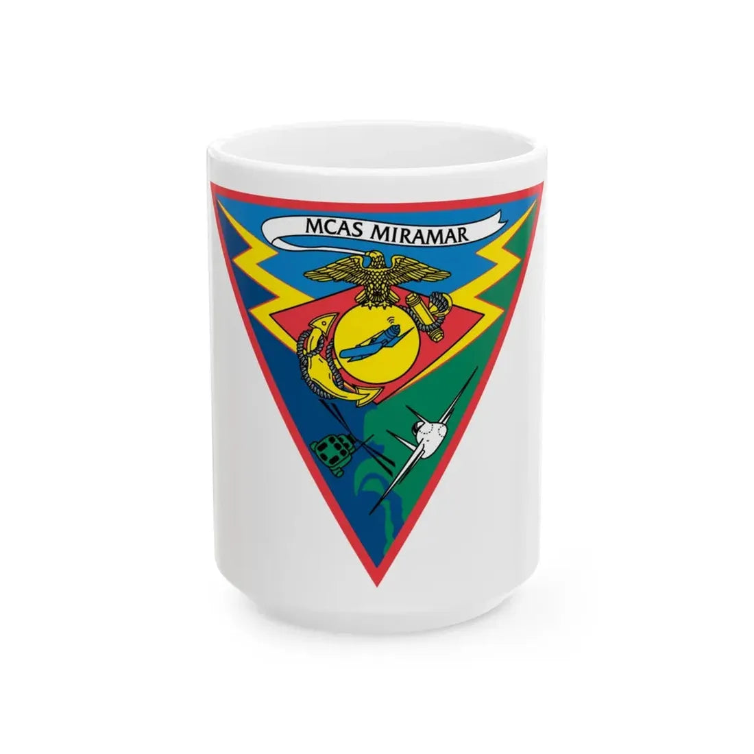 MCAS Miramar (USMC) White Coffee Mug 15oz - Go Mug Yourself