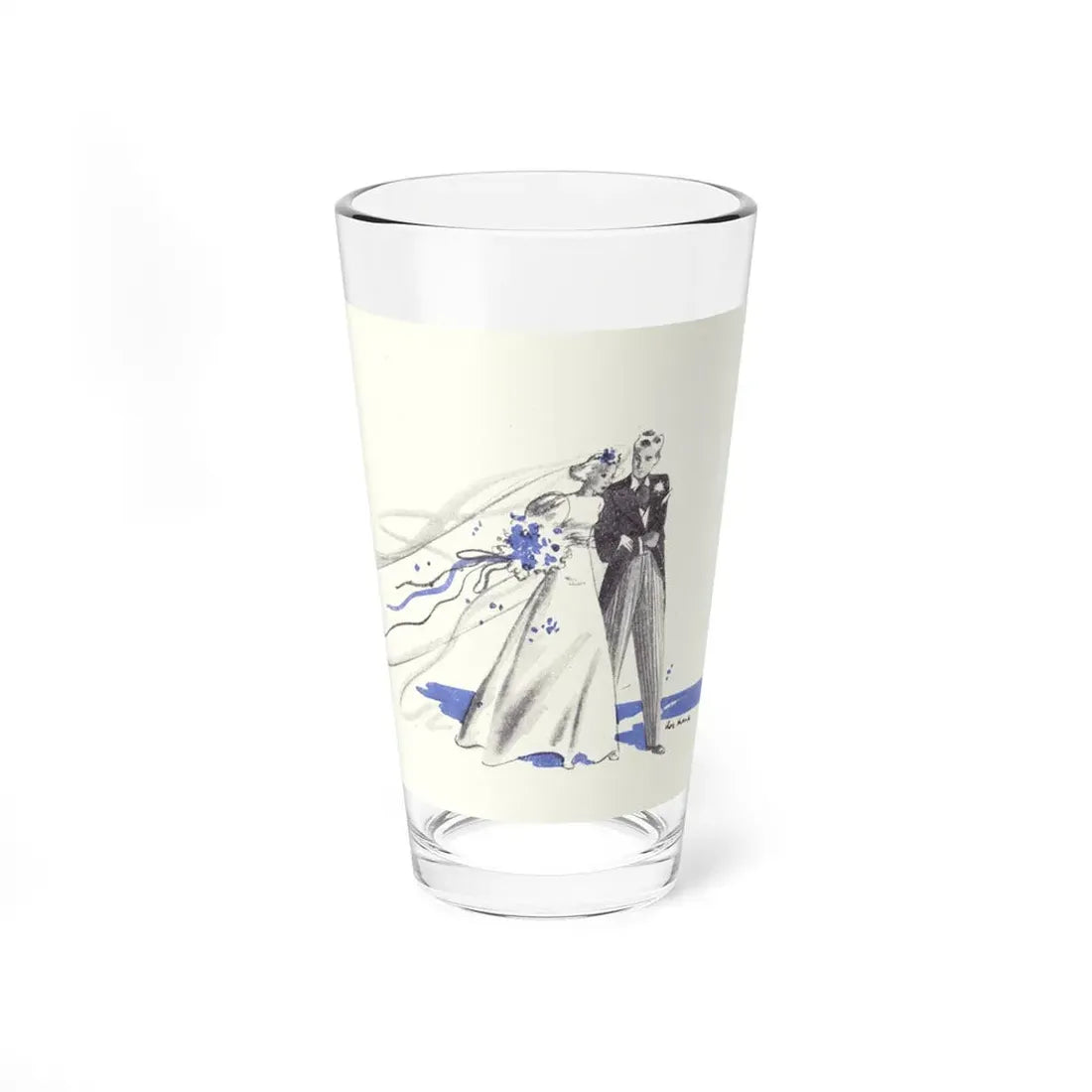 McCall's magazine illustration, June 1939 (1) (Magazine Illustration) Pint Glass 16oz 16oz - Go Mug Yourself