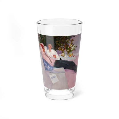 McCall's Magazine Spot Illustration (Magazine Illustration) Pint Glass 16oz-16oz-Go Mug Yourself