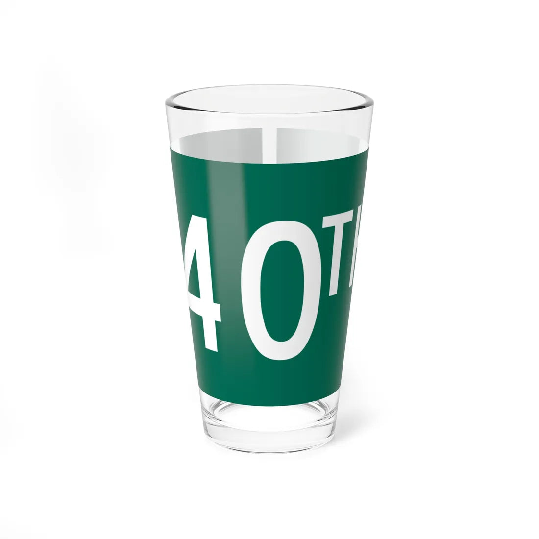 McClain 240 (Oklahoma) (Road Sign) Pint Glass 16oz - Go Mug Yourself