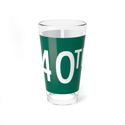 McClain 240 (Oklahoma) (Road Sign) Pint Glass 16oz - Go Mug Yourself