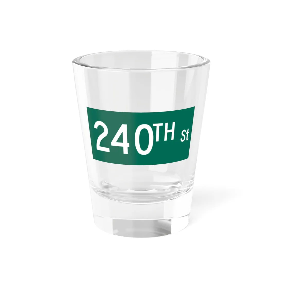McClain 240 (Oklahoma) (Road Sign) Shot Glass 1.5oz 1.5oz - Go Mug Yourself