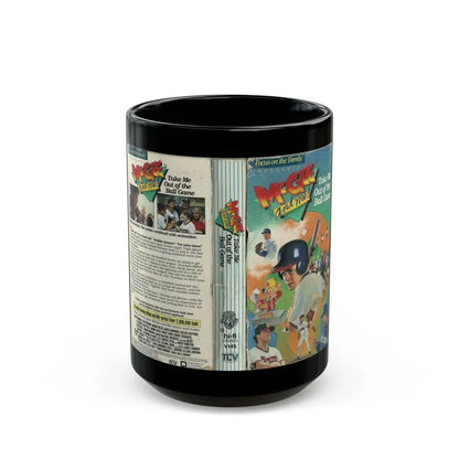 MCGEE AND ME TAKE ME OUT TO THE BALL GAME (VHS COVER) - Black Coffee Mug 15oz - Go Mug Yourself
