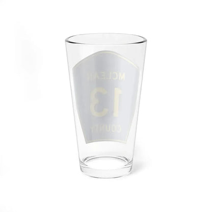 McLean County 13 (Illinois) (Road Sign) Pint Glss 16oz - Go Mug Yourself