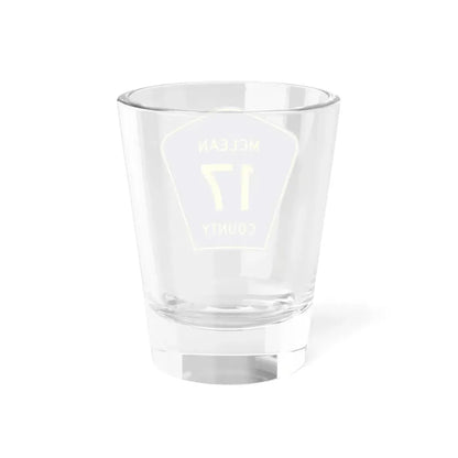 McLean County 17 (Illinois) (Road Sign) Shot Glass 1.5oz - Go Mug Yourself