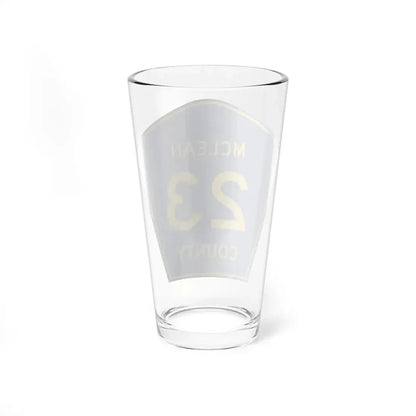 McLean County 23 (Illinois) (Road Sign) Pint Glss 16oz - Go Mug Yourself