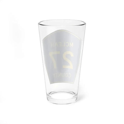 McLean County 27 (Illinois) (Road Sign) Pint Glss 16oz - Go Mug Yourself