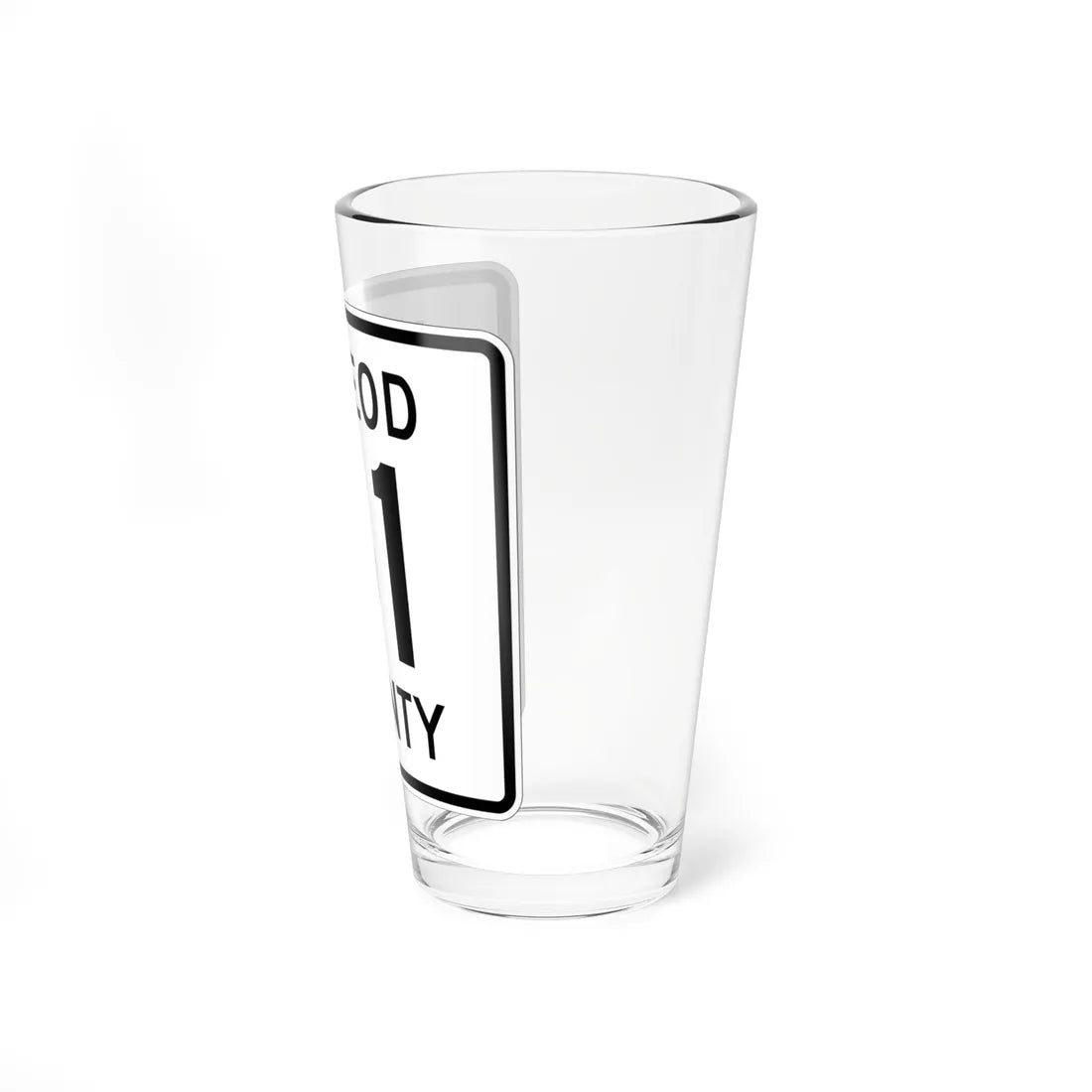 McLeod County 51 MN (Minnesota) (Road Sign) Pint Glss 16oz - Go Mug Yourself