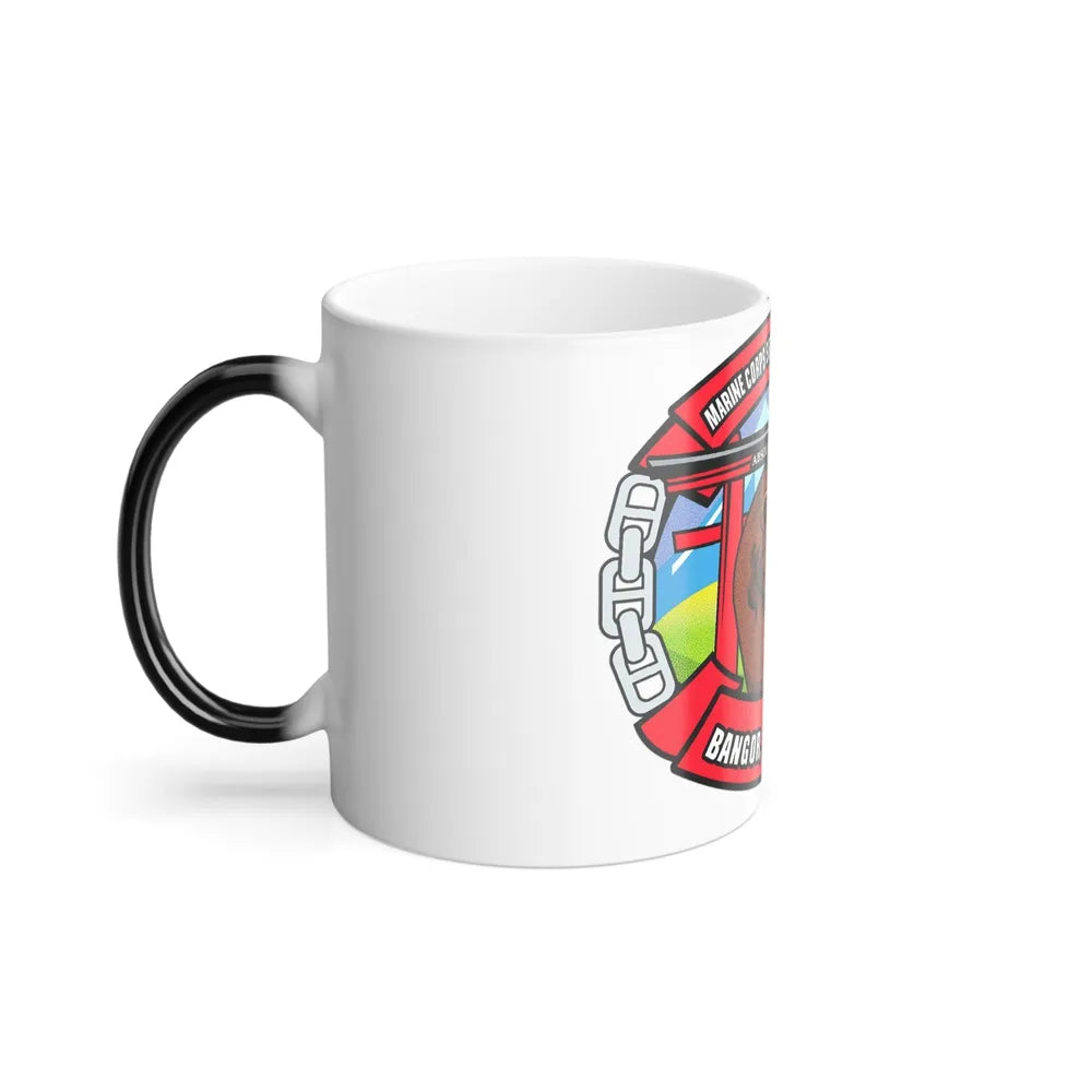 MCSFB BANGOR CHIEFS MESS (USMC) Color Changing Mug 11oz-Go Mug Yourself