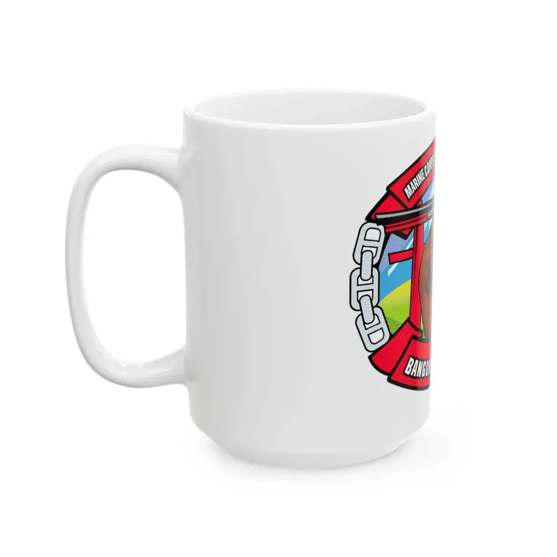MCSFB BANGOR CHIEFS MESS (USMC) White Coffee Mug - Go Mug Yourself