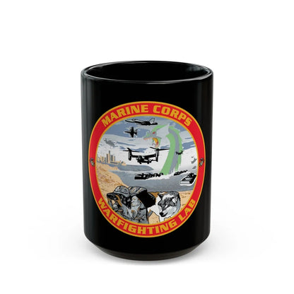 MCWL Warfighting Lab (USMC) Black Coffee Mug-15oz-Go Mug Yourself