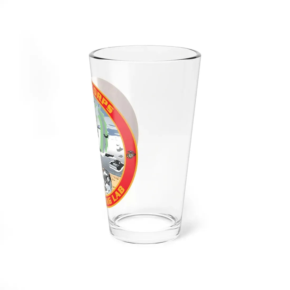 MCWL Warfighting Lab (USMC) Pint Glass 16oz - Go Mug Yourself